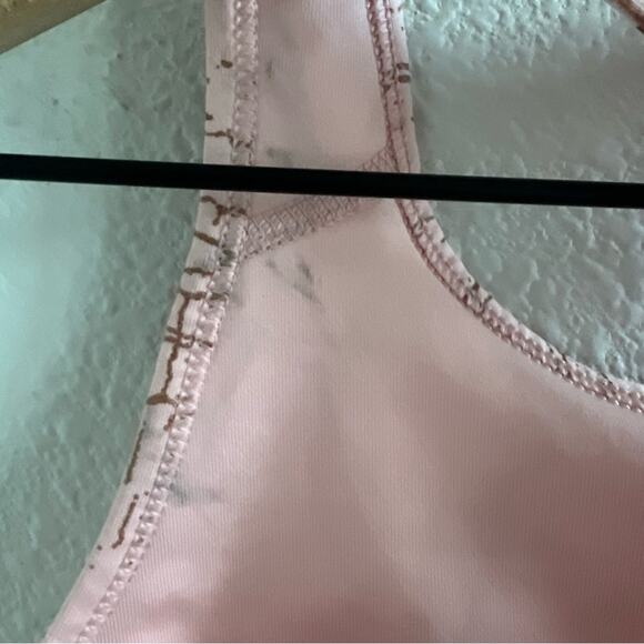 Nike Victory Metallic Pink Rose Gold Sports Bra XS - Picture 6 of 6